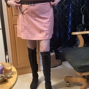 Laceup knee high Boots.. Real Suede! Don’t miss out on these !